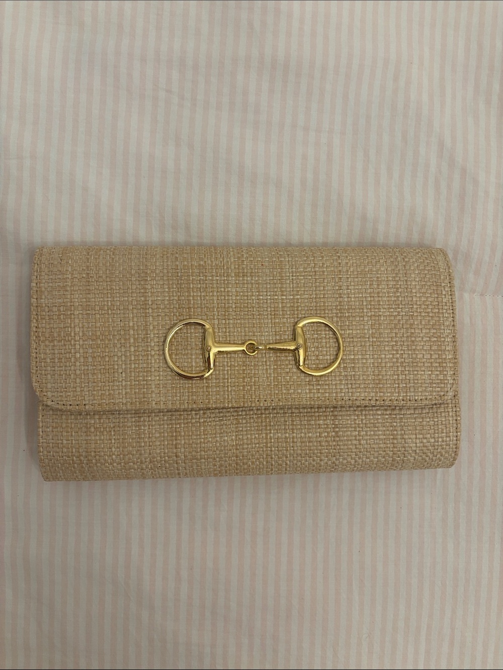 Bosom Buddy Rattan Clutch